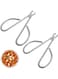 Nut Cracker Shell Opener, Stainless Steel Pliers for Pistachios Cashews Almonds Pecans Hazelnuts Pumpkin Seeds, Comfortable Grip Nut Shelling Tool for Home Kitchen and Outdoor Use, 2 Pcs
