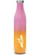 Prudent Flask 1 Litre (1023 ml) Stainless Steel Water Bottle &acirc;&euro;&ldquo; Double-Walled Vacuum Insulated to Keep Drinks Hot or Cold for 24 Hours, Rust-Proof, Ideal for Office &amp; Travel &acirc;&euro;&ldquo; Pink Orange