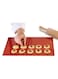 silikomart 23.007.00.0062 SILICOPAT 7 Silicone Baking Mat, 300 x 400 mm, Terracotta