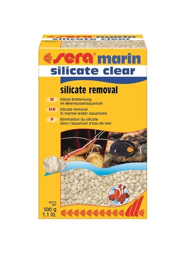 Sera Marin Silicate Clear 500 g, 1.1 lb. Aquarium Filter Accessories
