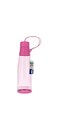 Royalford Rf7277Pn 520Ml Water Bottle - Portable Cap Bottle, Travel Flask With Hanging Loop   Air Tight &amp; Leak Proof 100% REUSable Transparent Perfect For Water, Juice, Shakes More