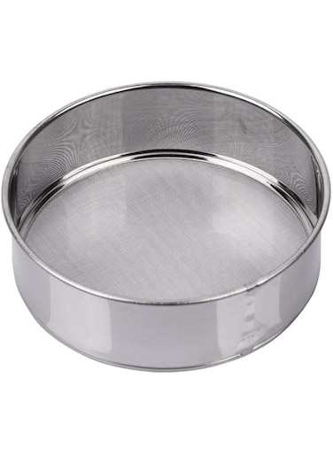 AMPSEVEN Tamis Sieve Flour Stainless Steel 40 Mesh Round Sifter for Baking 6 Inch