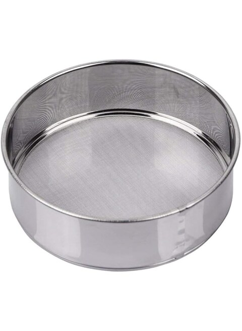 AMPSEVEN Tamis Sieve Flour Stainless Steel 40 Mesh Round Sifter for Baking 6 Inch