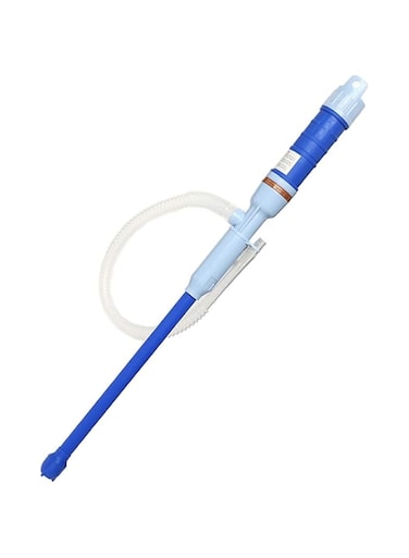 SYOSI Handheld Battery Operated Portable Water Pump with Suction Tube - Blue