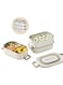 2400ML Leakproof Stainless Steel Bento Lunch Box with Handle for Kids and Adults