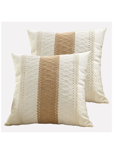Pcs 45 x 45cm Boho Throw Pillow Covers Decorative Geometric Modern Pattern Pillow Cushion Case for Couch Bedroom Living Room Sofa
