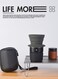pour-over coffee tool set, including a coffee mug, bean storage canister, foldable dripper, cake cup filter paper, and a storage bag. Perfect for car travel, camping, and hiking coffee gear.