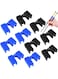 TOMVAES 10 Pieces Reusable Chopstick Helpers Training Chopsticks Hinges Connector Reusable Plastic Training Chopstick for Adults Kids Beginner Trainers