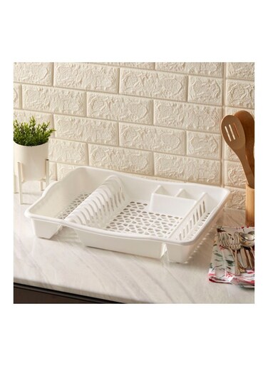 Box Spectra Dish Rack Without Tray White 47.2x32x8cm