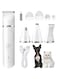 Bolivia's Electric Pet Hair Trimmer, Dog Clippers Grooming Kit, Low Noise Paw Trimmer, Multi-Functional Electric Dog Clippers, Rechargeable Cordless Quiet Nail Grinder Shaver for Cats and Other Pets