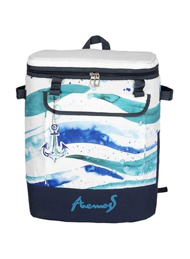 BiggDesign Anemoss Insulated Cooler Backpack, Lightweight, Family-Size, Waterproof, Insulated Lunch Bag, Hot and Cold Food Transportation, Ideal For Picnic, Travel, Camp Use For Men and Women&hellip; (White)