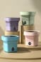 Folding Mini Washing Machine Portable Retro Silicone Socks Underwear Washer 10 Lt - Green