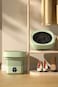 Folding Mini Washing Machine Portable Retro Silicone Socks Underwear Washer 10 Lt - Green
