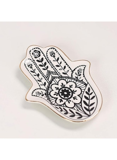 Erweicet Jewelry Trinket Dish, Decorative Jewelry Dish Displays, Ceramic Holder Key Trinket Plate Bowl