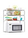 Honeytecs 3-Tier Multi-functional Kitchen Storage Shelf Rack Microwave Oven Shelving Unit