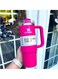 Quencher H2.0 FlowState&acirc;&bdquo;&cent; Tumbler, 1.18L (40oz) &acirc;&euro;&ldquo; Fuchsia   Stainless Steel Vacuum Insulated Reusable Tumbler with Leak-Resistant Lid &amp; Straw   Hot &amp; Cold Drink Travel Cup for Water, Coffee, Iced Tea   BPA-Free, Eco-Friendly, Durable &amp; Stylish