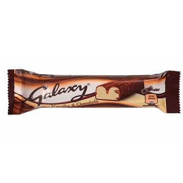 Galaxy Vanilla and Chocolate Heart Bar Ice Cream, 54.6g