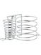 WENKO Hair Dryer And Straightener Holder, Milano, Steel, 21 X 11.5 X 12 cm, Chrome