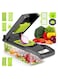 Chopper 12-in-1 Mandoline Slicer, Multi Blade with Hand Protector and Container