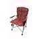 Green Lion Heritage Foldable Chair with Cup Holder, Heavy-Duty Iron Frame, 200kg Load
