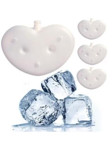 4 Pieces of Air Cooler Ice Packs for Keeping Food Fresh and Cold
