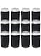 UPTO Beer Can Coolers Sleeves,12pcs (Black)