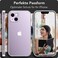 Muzz Crystal Clear Case for iPhone 15, Silicone, TPU Material, Ultra Thin, Transparent (iPhone 15)