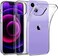 Muzz Crystal Clear Case for iPhone 15, Silicone, TPU Material, Ultra Thin, Transparent (iPhone 15)