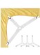Pcs Straight-White - Bed Sheet Fasteners, 4 PCS Adjustable Triangle Elastic Suspenders Gripper Holder Straps Clip for Bed Sheets,Mattress Covers, Sofa Cushion