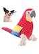 Aputue Dog Squeaky Plush Toys, Cute Parrot for Inspire Dog Interest Toys, Plush Dog Toy Rope Toys, Indestructible Interactive Dogs Chewing Toy, Dog Toy Biting for Small to Medium Small Dogs