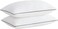 Cooling Bed Pillows for Sleeping, Luxury Hotel Quality 3D Microfiber Filling, Standard Size (Pack of 2), Black