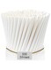 Nalamudhu Paper Straw Durable and Eco-Friendly White Drinking Disposable Paper Straw Pack of 100 (White, 6MM)
