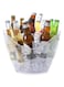 Nwvuop Large Ice Buckets Clear Acrylic Drink Bucket Beverage Tub Wine Champagne Bucket for Parties and Home Bar 8L