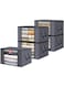 Home Smart Multi-Purpose Use Storage Box Foldable Moisture Proof Organizing Cloths with Side Double Handle and Premium Quality Set Of 5PCS