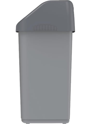 20L Flip-Top Waste Bin With Swing Lid (Pearl Grey) grey 20.0Liters