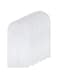 6pcs/Set Dust Cover Garment Bag Clear for Long Dress 60 X 120CM Moth Proof Garment Bags White Breathable Full Zipper Dust Cover for Clothes Storage Closet