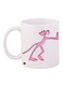 The Pink Panther Printed Coffee Mug White/Pink/Yellow