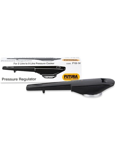 Futura Pressure Regulator For 2L - 9L Futura Pressure Cookers(F10-14), Black
