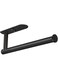 VAEHOLD Adhesive Paper Towel Holder Under Cabinet Wall Mount for Kitchen Paper Towel, Black Paper Towel Roll Holder Stick to Wall, SUS304 Stainless Steel（Black）