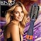 PrecisionWare Enzo EN-4134 3-In-1 Electric Hair Styling Comb, Italian Brand, Negative Ion Technology, Fast Drying, Curling, Straightening &amp; Volumizing - Intl Version - Green Gold