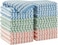 18 Pack Microfiber Cleaning Cloth, Reusable Kitchen &amp; Household Towels for Dishes, Glass &amp; Counters, Super Absorbent, Streak-Free, Washable Rags, 25 &times; 25 cm (10 &times; 10 in)