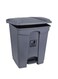 Step Trash Bin   Plastic Matte Finish   Functional Waste &amp; Garbage Waste Bin   Suitable For Homes, Villas, Large Areas &amp; Communal Spaces   45 Liters Grey