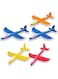 Alyasameen LED Light Airplane, 17.5" Large Throwing Foam Plane, 2 Flight Mode Glider Plane, Flying Toy for Kids, Outdoor Sport Toys Birthday Party Foam Airplane (5 PCS)