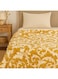 DECOR Flannel Blanket Double 200x220 cm Damask Print   Ultra Soft Brushed Polyester Blanket   Warm Lightweight All Season Bed Blanket
