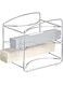 Idesign Classico Kitchen Organizer Rack For Aluminum Foil, Sandwich Bags, Plastic Wrap - 3 Shelves, Chrome