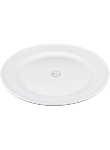 Shallow Bone China Hospitality Plate, White, 27 cm, Jx130-A001-06