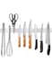 40 CM Magnetic Knife Strip, Premium Stainless Steel Wall Mounted Kitchen Knives Bar,Space-Saving Powerful No Drilling Magnetic Knife Rack for Home Kitchen Utensil Holder &amp; Tool Holder