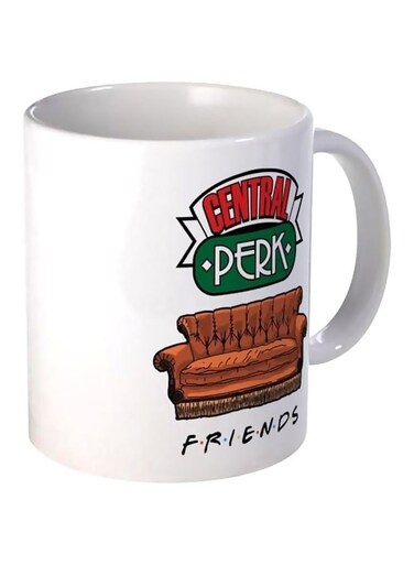 Printed Mug White/Red/Black