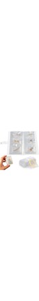 PVC Anti Oxidation Jewelry Storage Organizer, Pack of 40, Clear