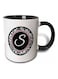 S-Letter Printed Coffee Mug Black/White